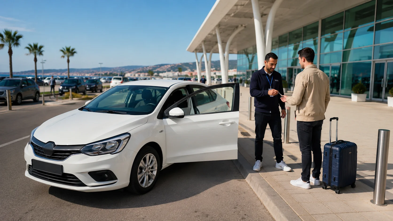 return rental car Tangier